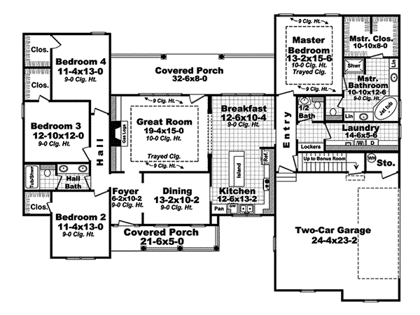 Defalco Traditional Home Plan 077D0198 House Plans and More