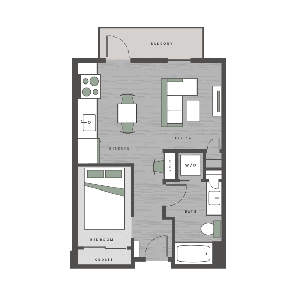 101 Center 14 Bedroom Apartments in Arlington
