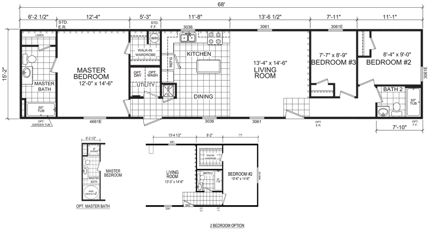 Awesome 16 Wide Mobile Home Floor Plans New Home Plans
