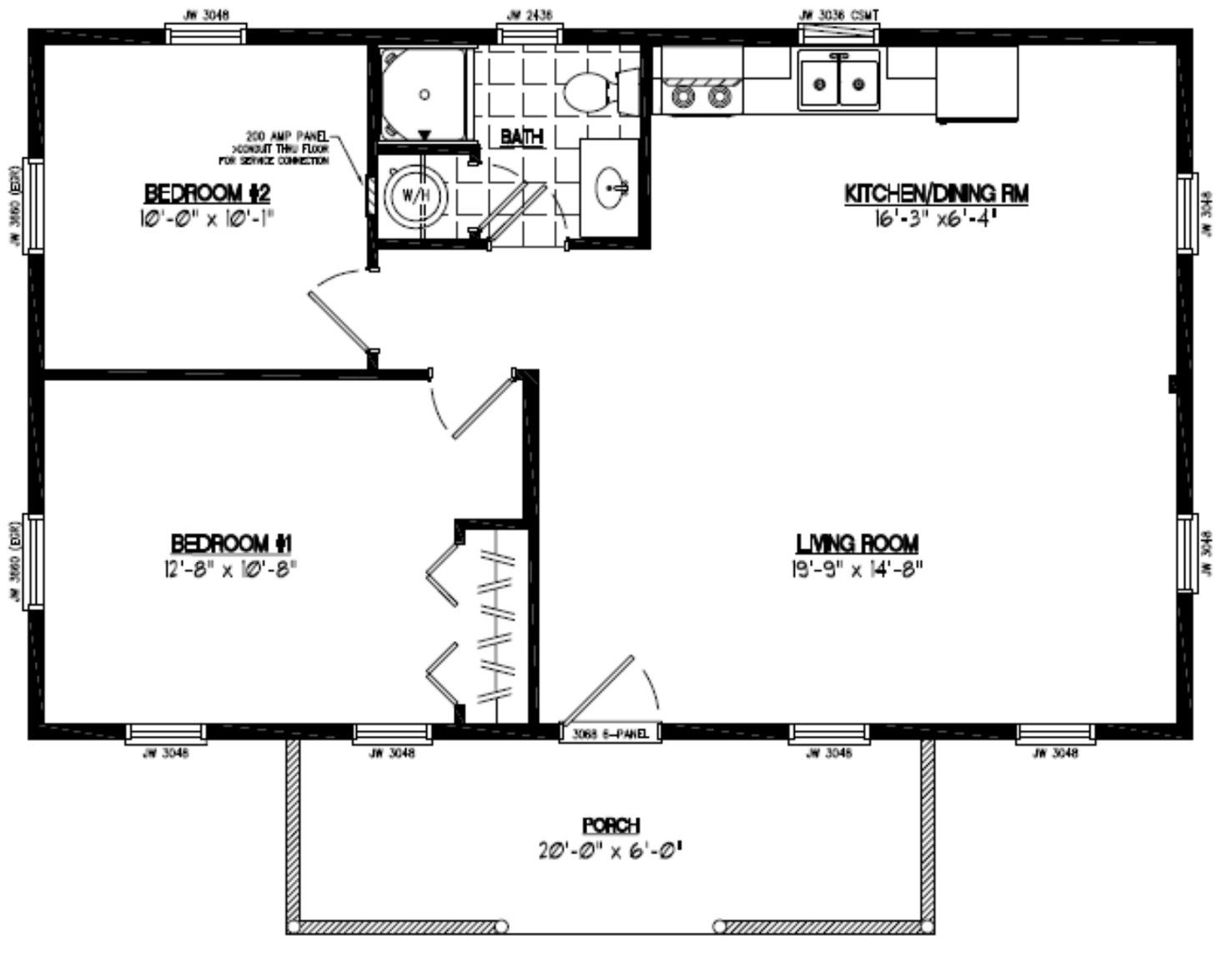 Image result for 24x40 floor plans Cabin floor plans