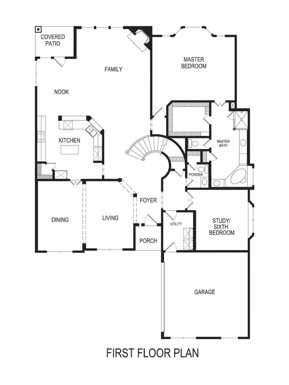 Brentwood FSW (w/Media) Home Plan by First Texas Homes in
