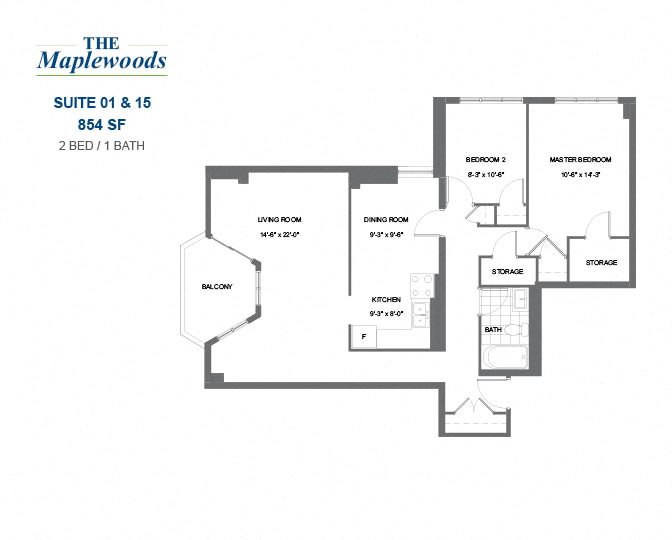 The Maplewoods Floor Plans Apartments In Mississauga