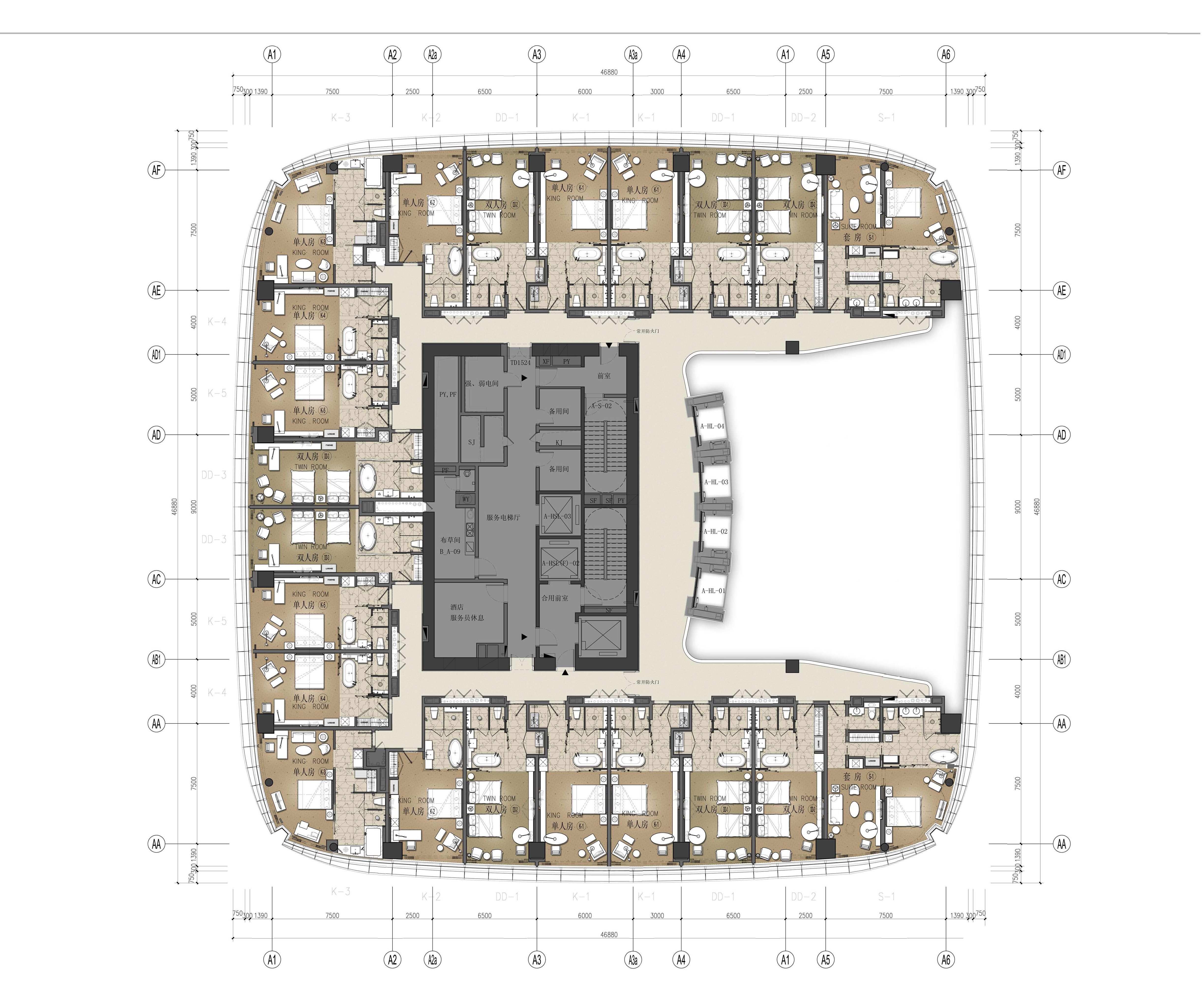 Marriott Hotel Floor Plan Floorplansclick