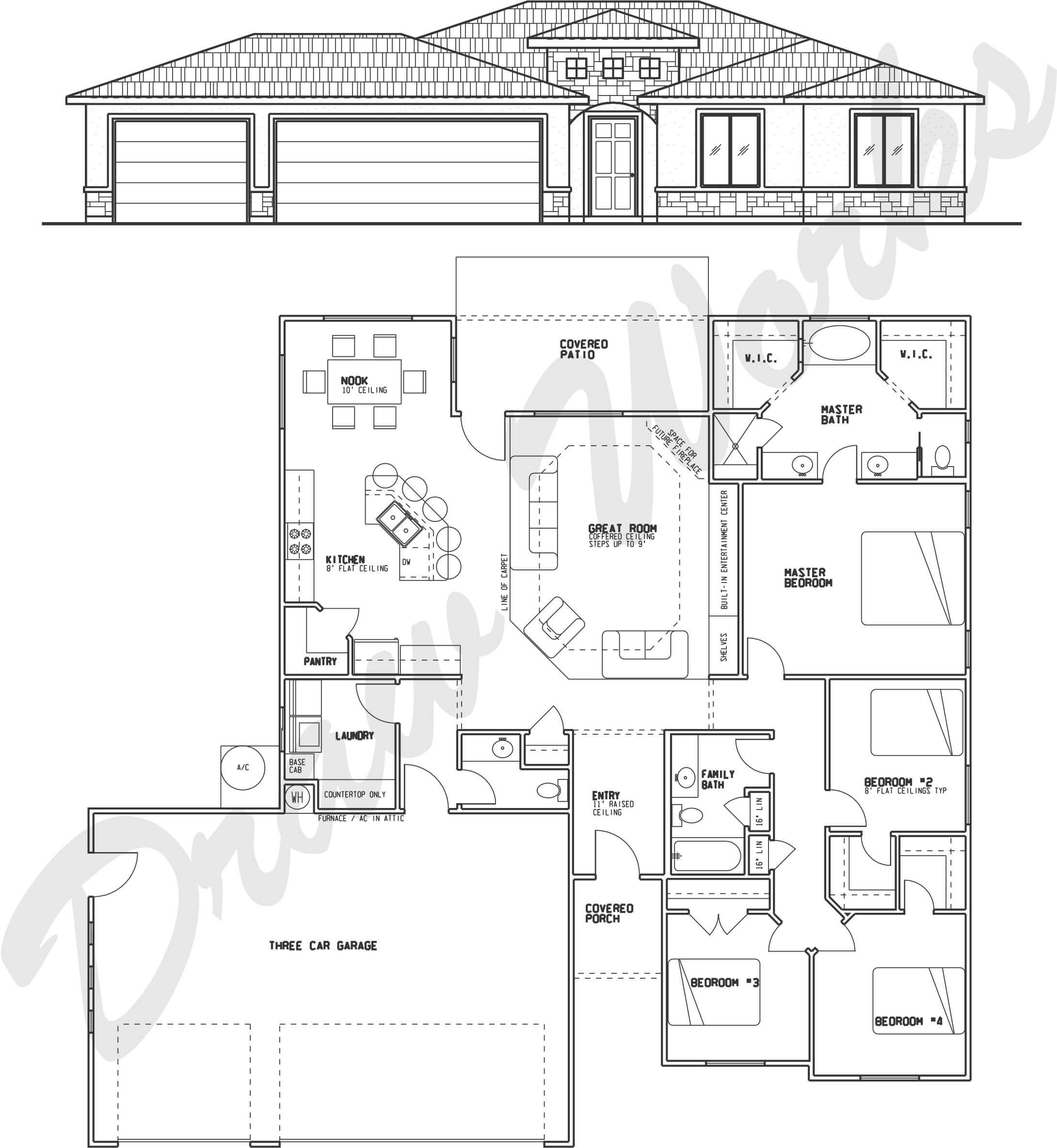 House Floor Plans Utah Draw Works Quality Home Design