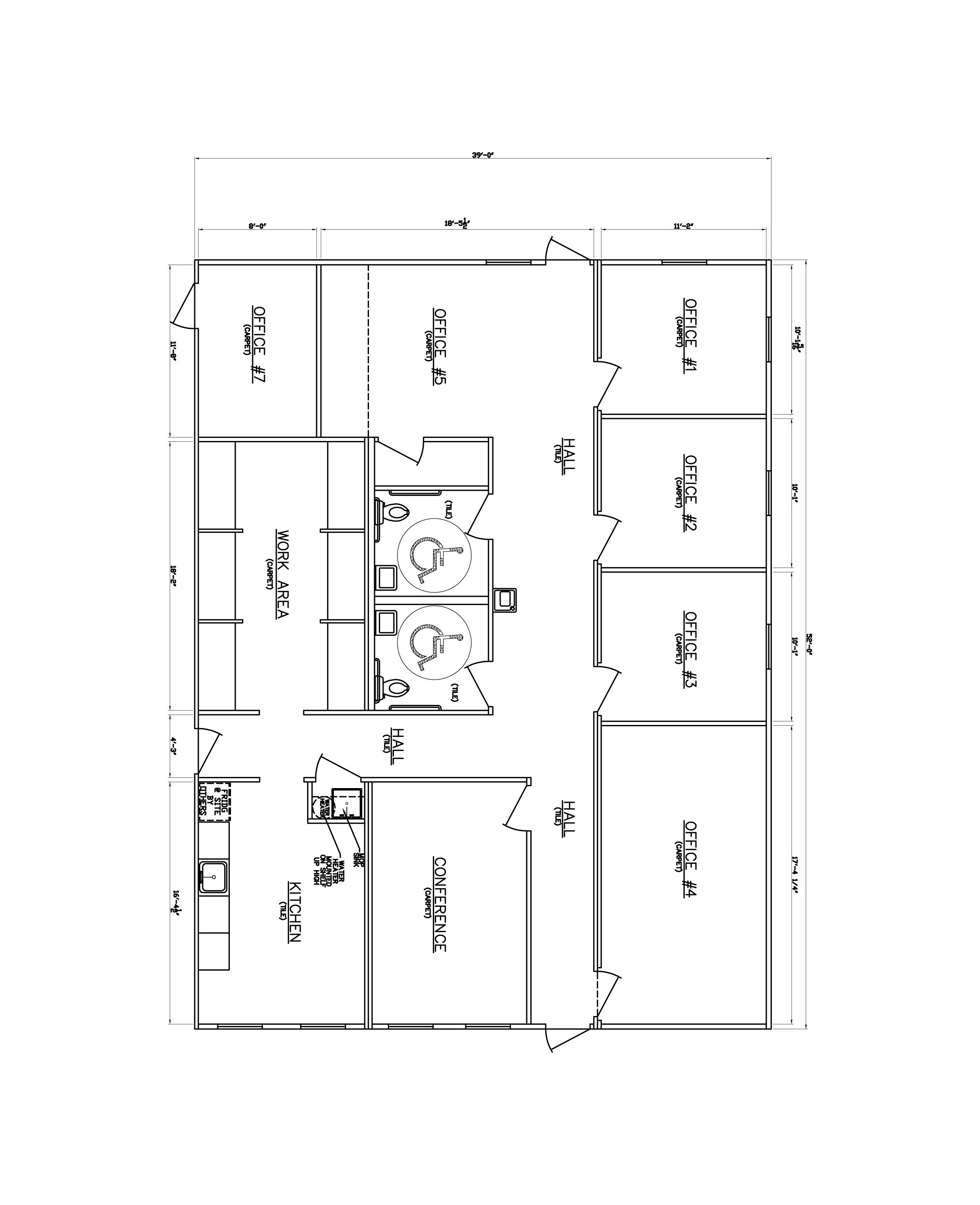 2 Storey Commercial Building Floor Plan