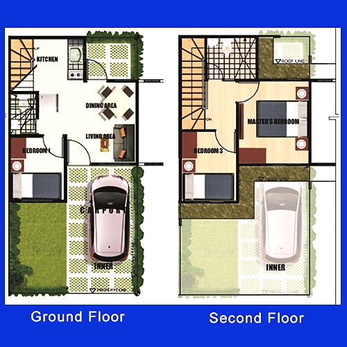 Top Philippines Floor Plan 60 Sqm 2 Storey House Design
