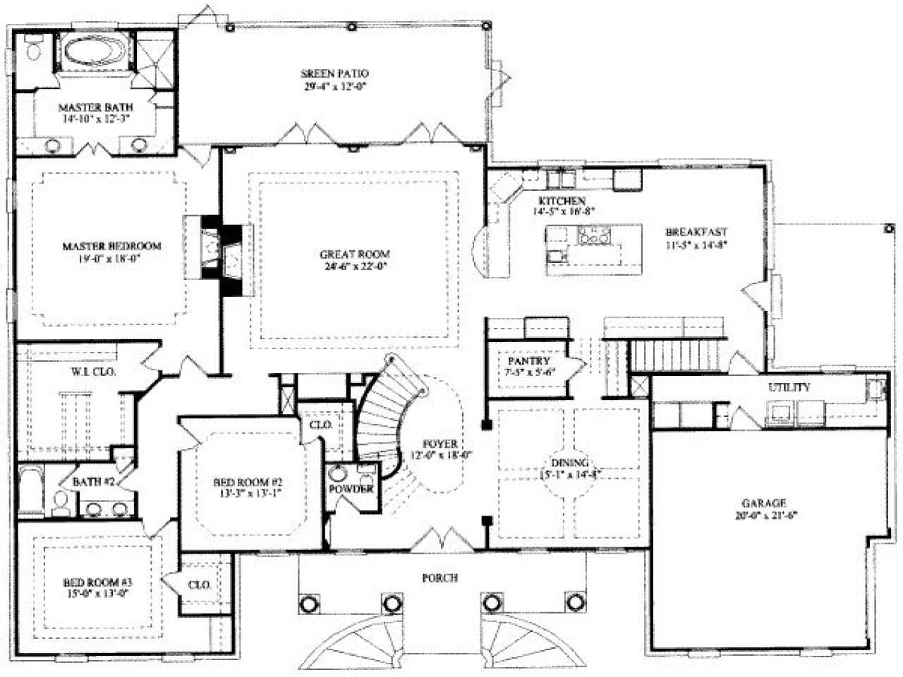 8 Bedroom Ranch House Plans 7 Bedroom House Floor Plans, 7