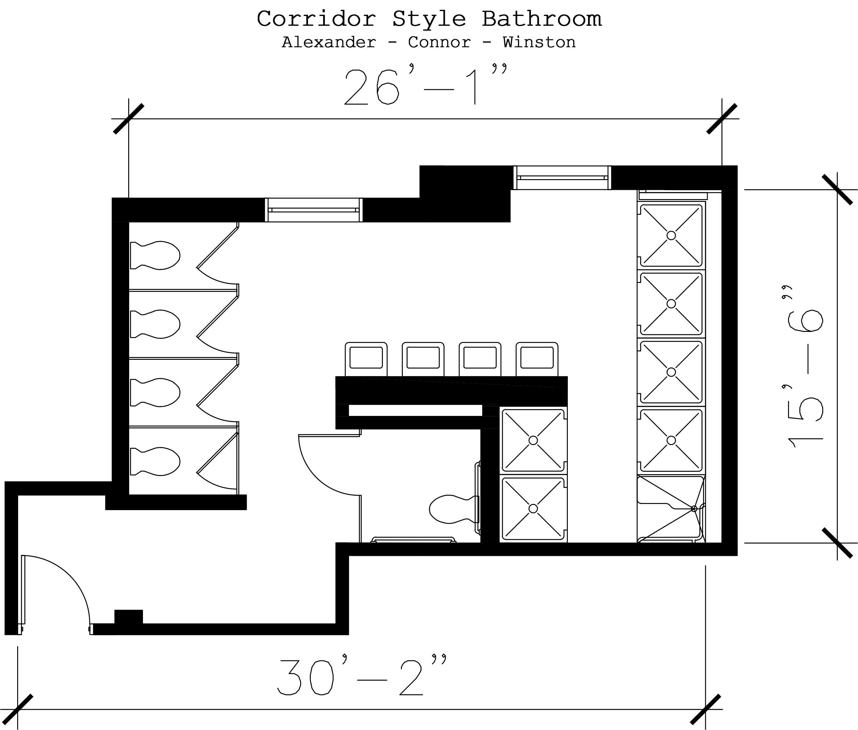 CorridorStyle Double UNC Housing