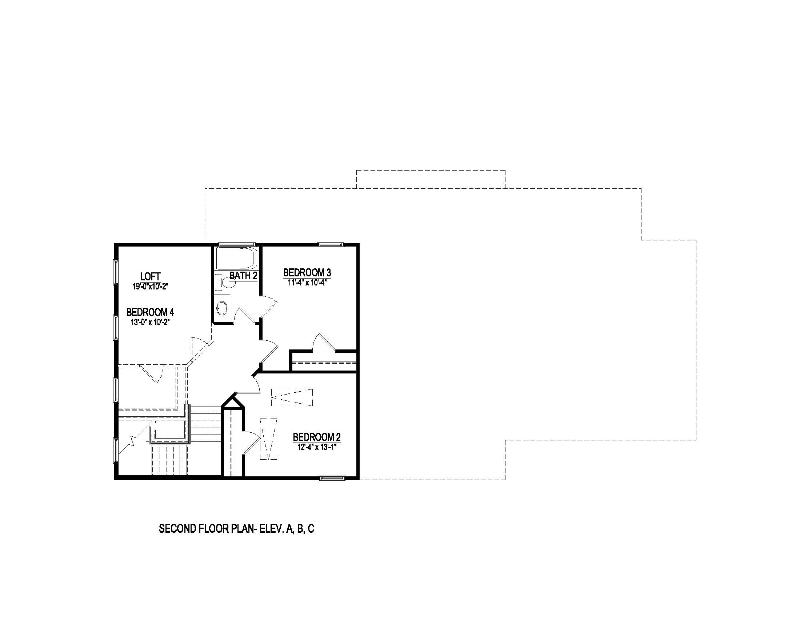 Barton Home Floor Plan at Welden Village in Kernersville, NC
