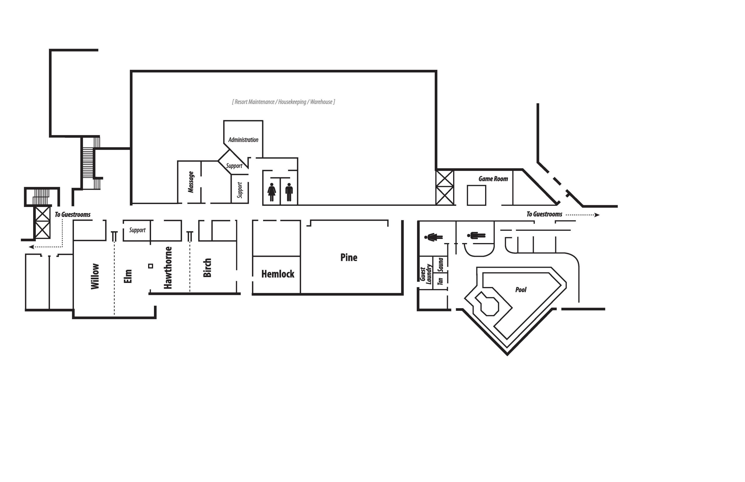 Resort Administration Floor Plan - floorplans.click