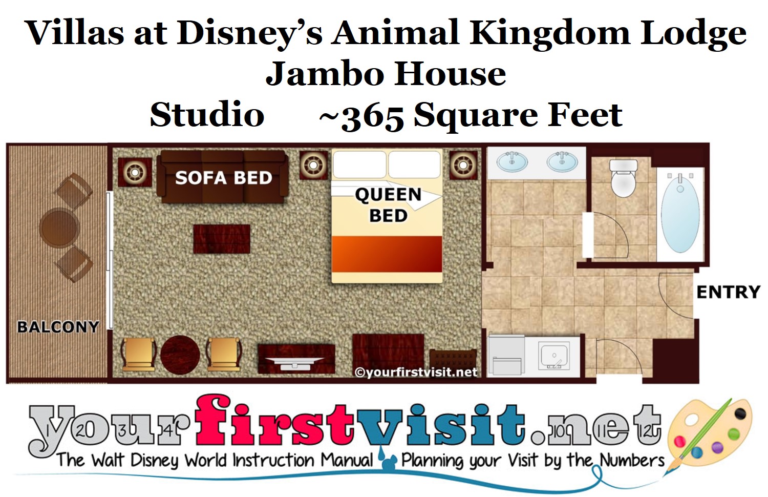 Photo Tour of a Studio at Disney's Animal Kingdom Villas