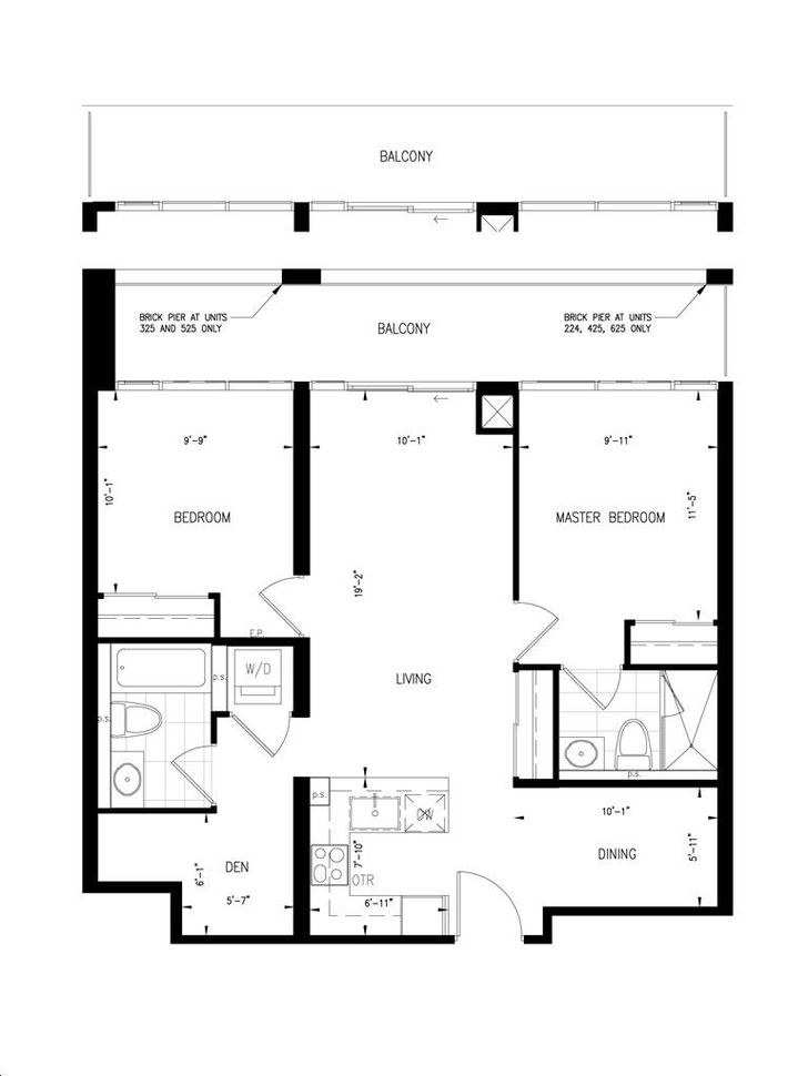 Indigo Condo by Pemberton 2DA2 Floorplan 2 bed & 2 bath