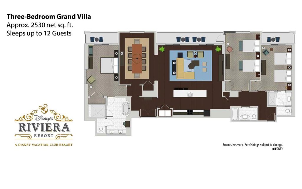 Disney's Riviera Resort Villa Floor Plans DVCinfo Community