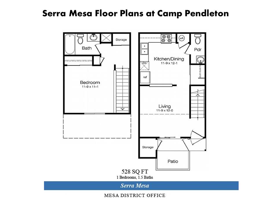 Serra Mesa Military Housing Floor Plans USMC Life