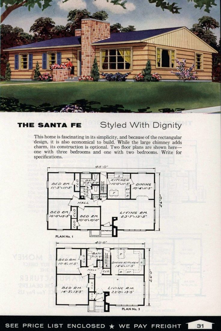 See 125 vintage ’60s home plans used to design & build