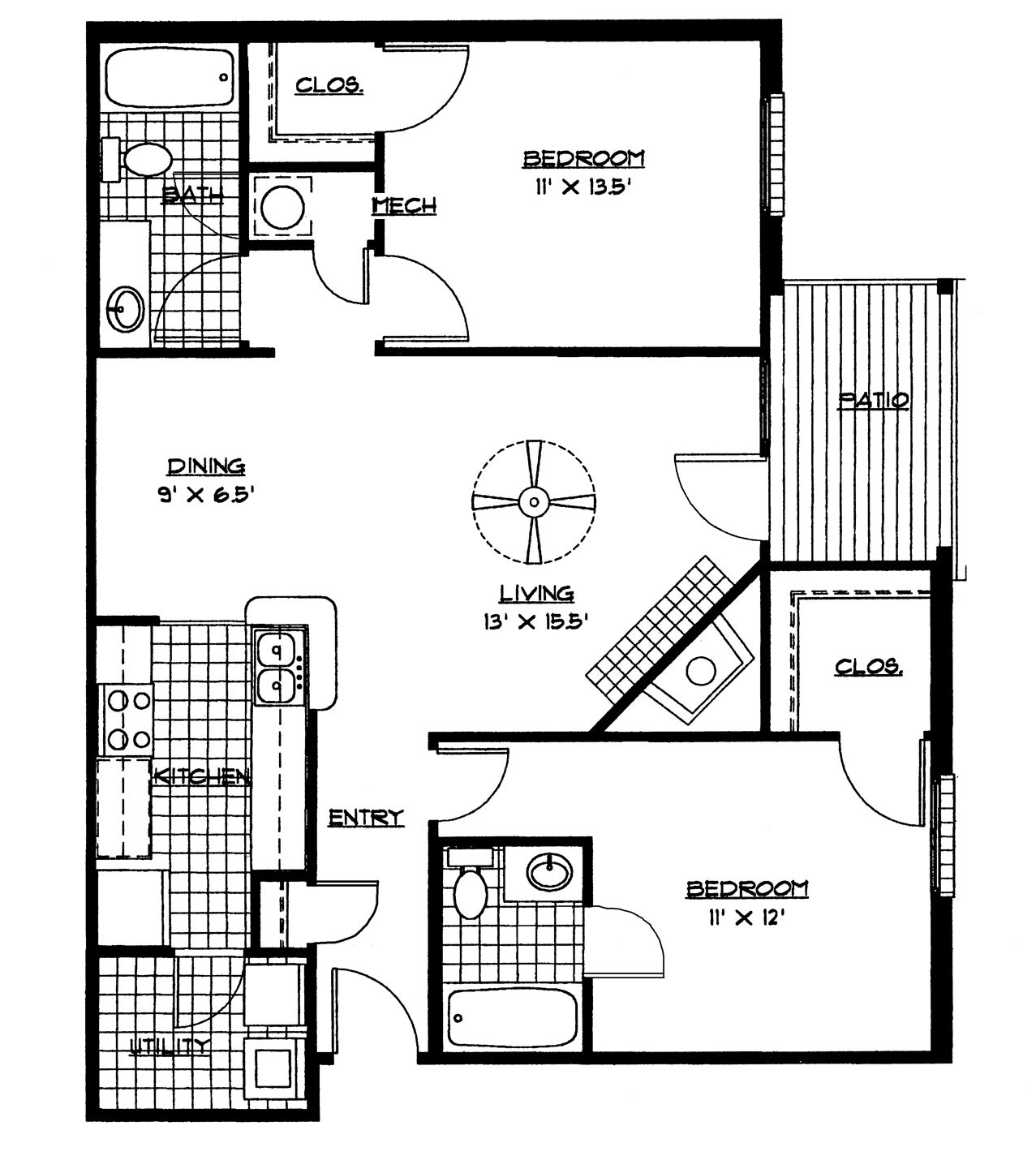 Providence Hill Small house floor plans, Four bedroom