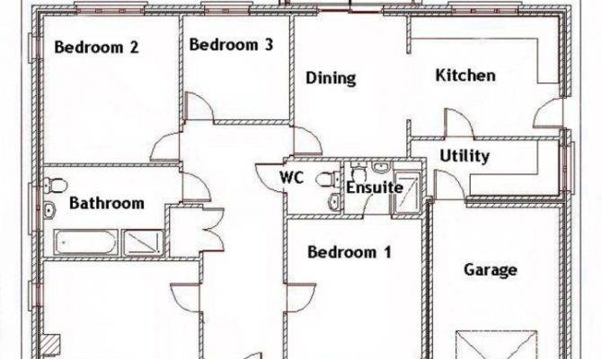 Bedroom House Floor Plans Kenya Savae House Plans 107029