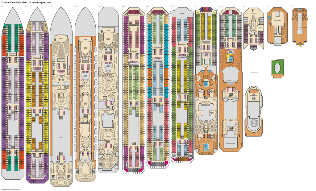 Carnival Valor Floor Plan - floorplans.click