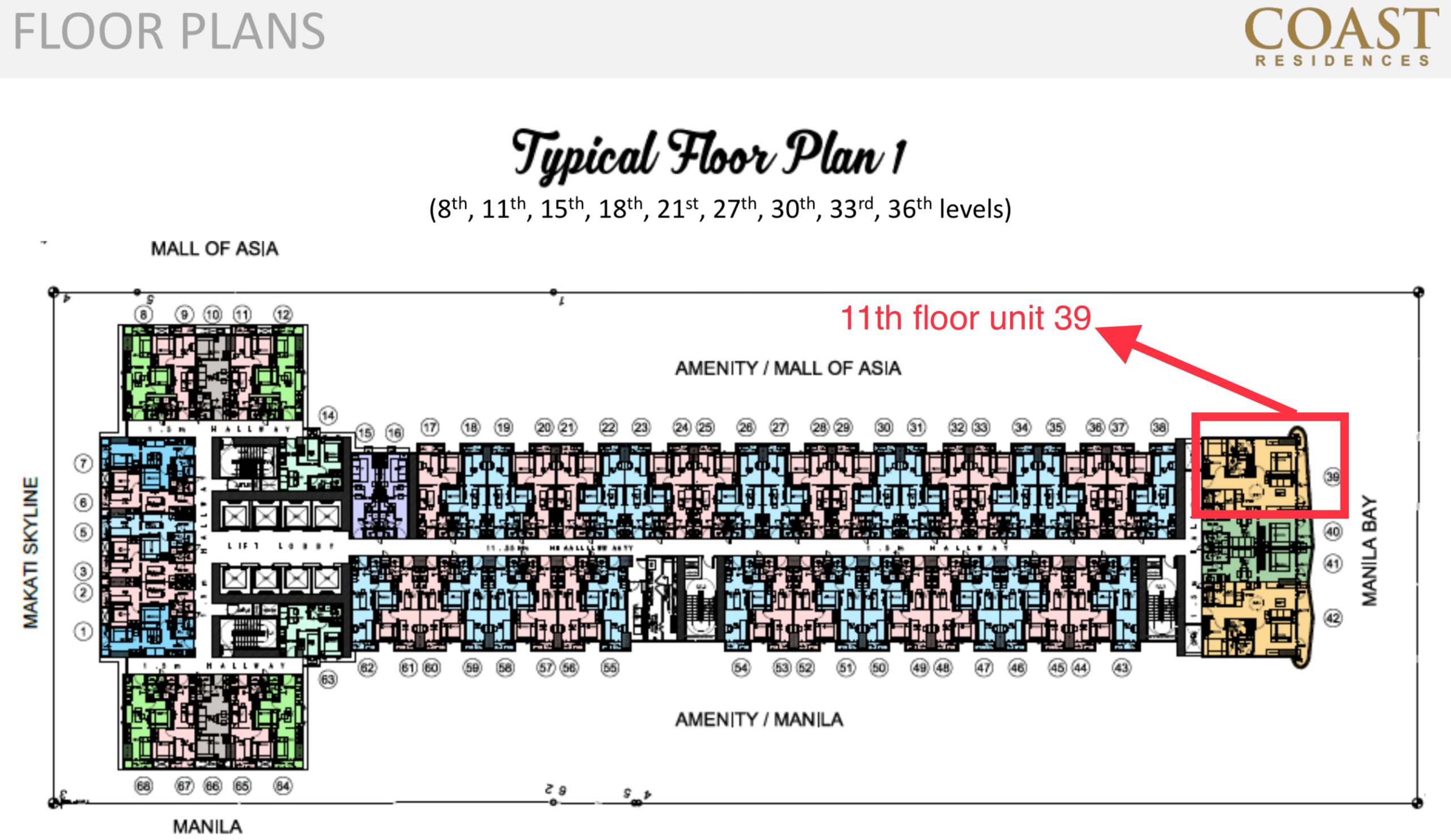 Smdc Coast Residences Floor Plan - floorplans.click