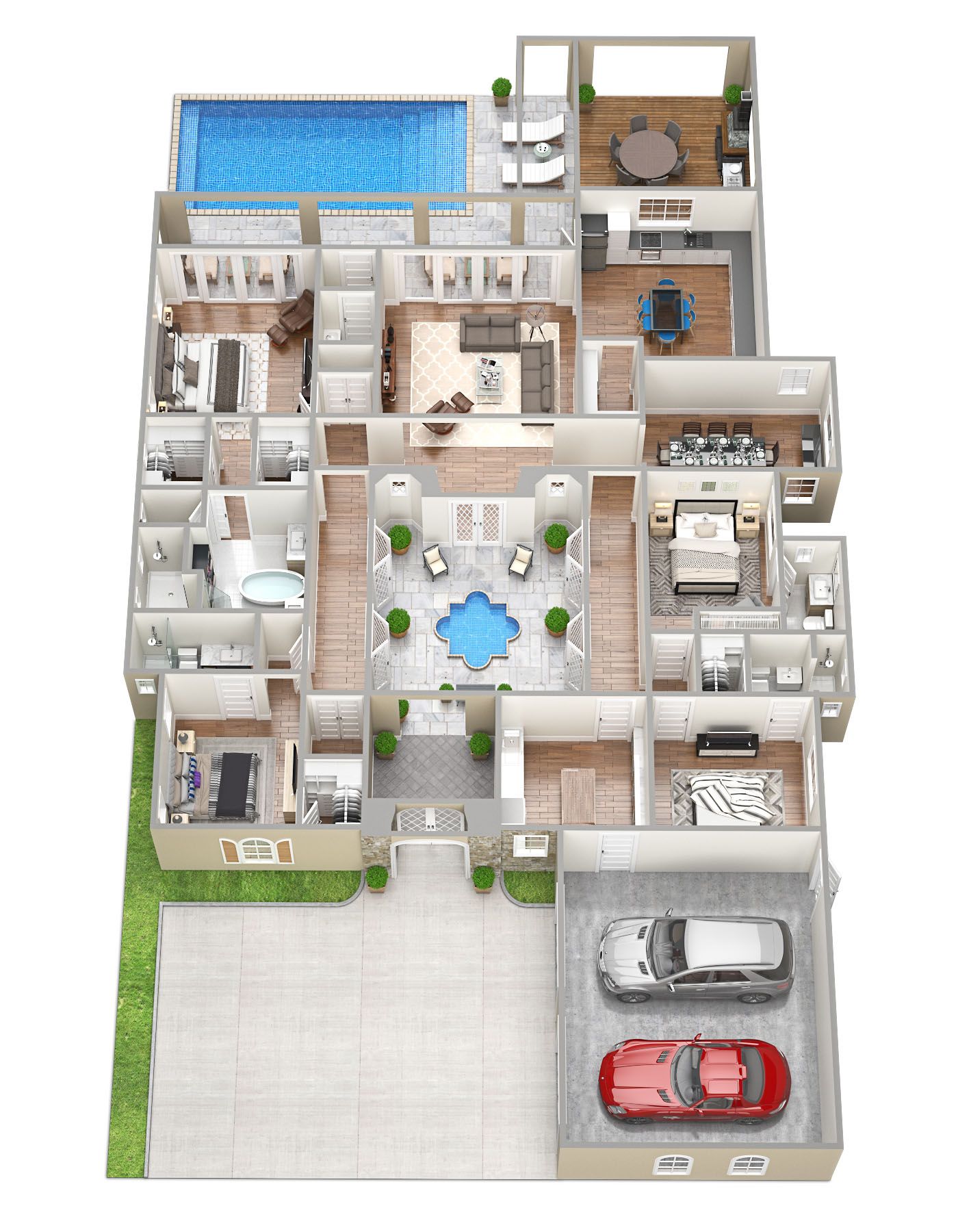 3D Floorplans for the Sawyer Sound Property Tsymbals