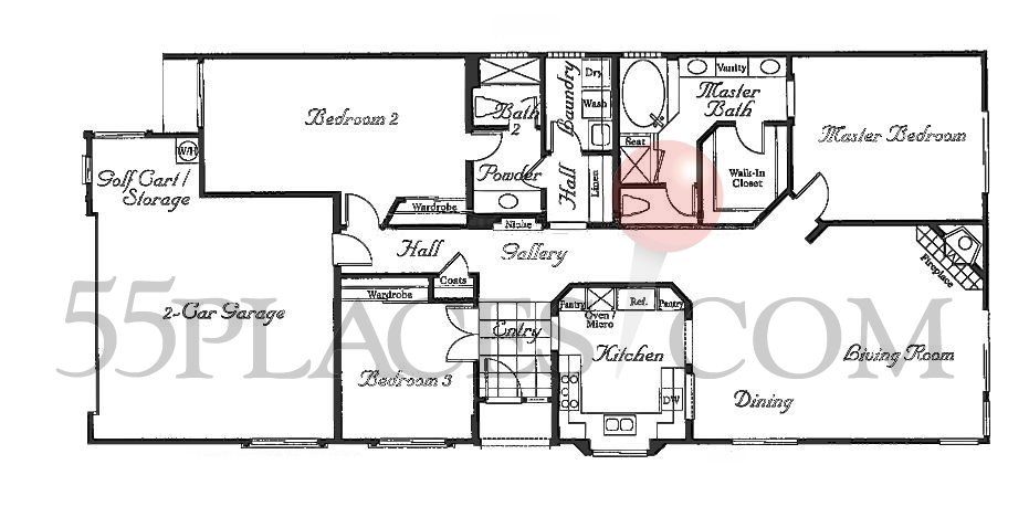Da Vinci Floorplan 1767 Sq. Ft The Colony 55places