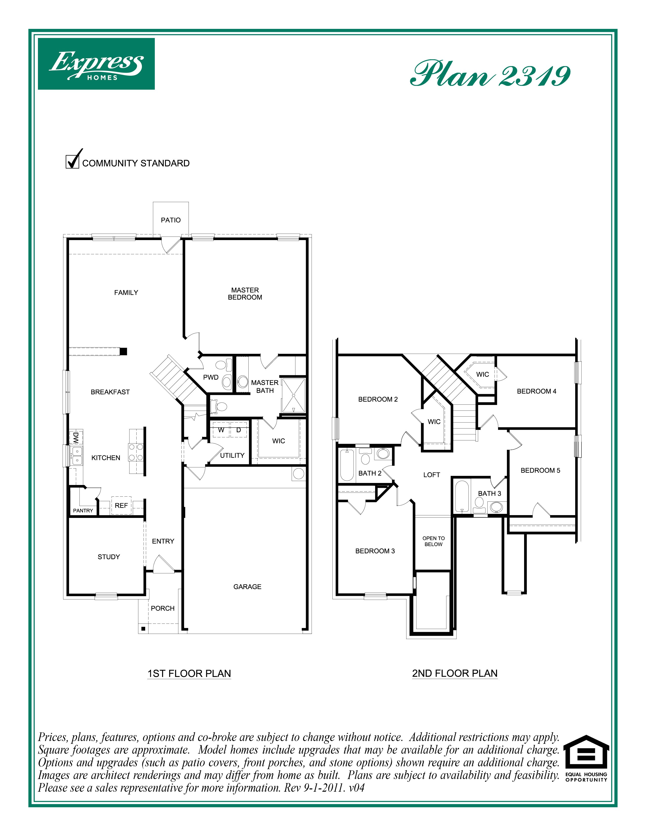 Dr Horton Home Share Floor Plans