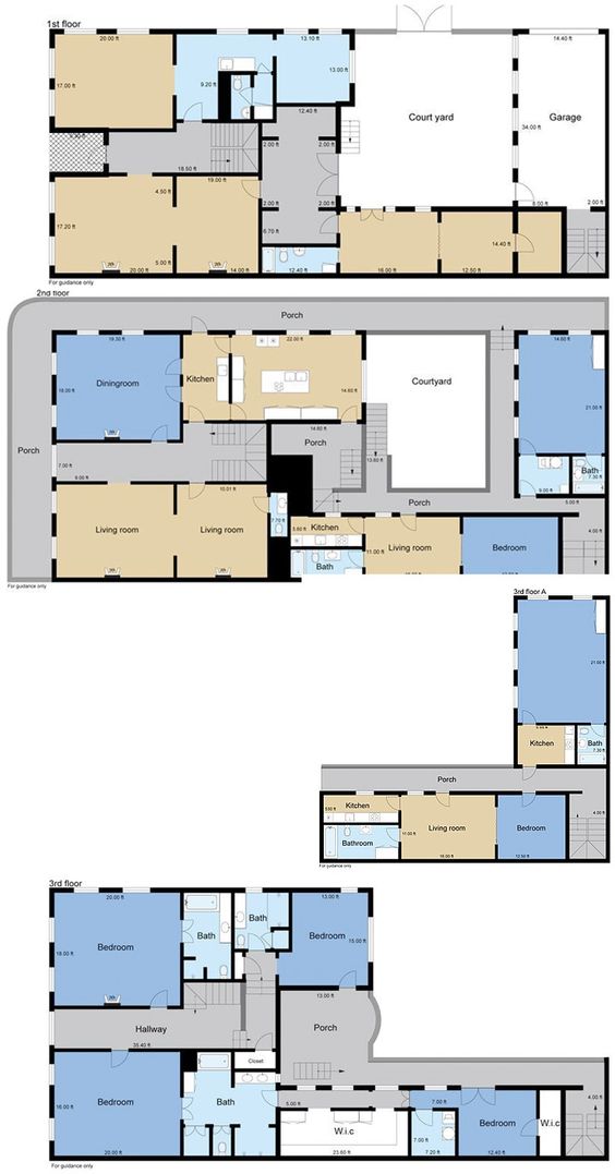 House layouts, Floor plans and House plans on Pinterest