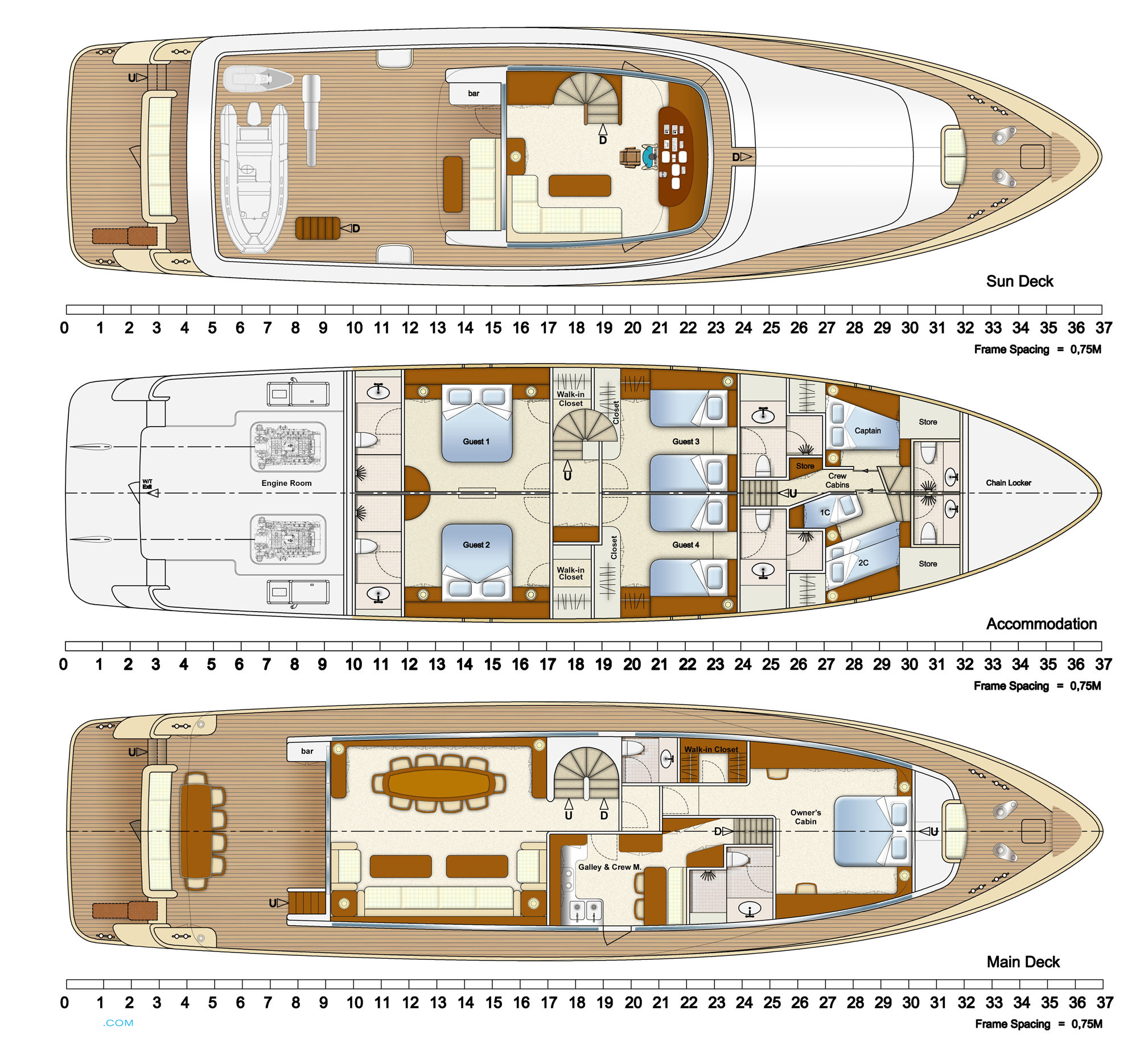 Adagio Yacht Layout Aegean Yacht Motor..