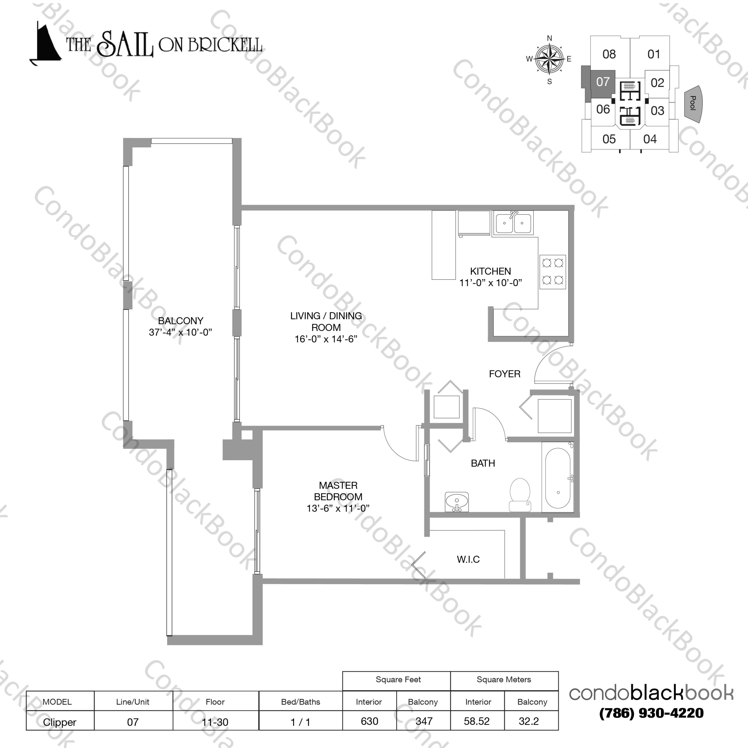 The Sail Brickell Floor Plan - floorplans.click