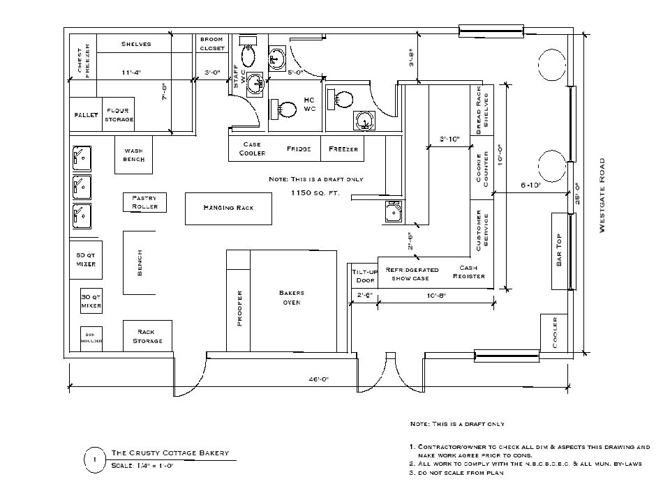 Bakery Floor Plan Layout - floorplans.click