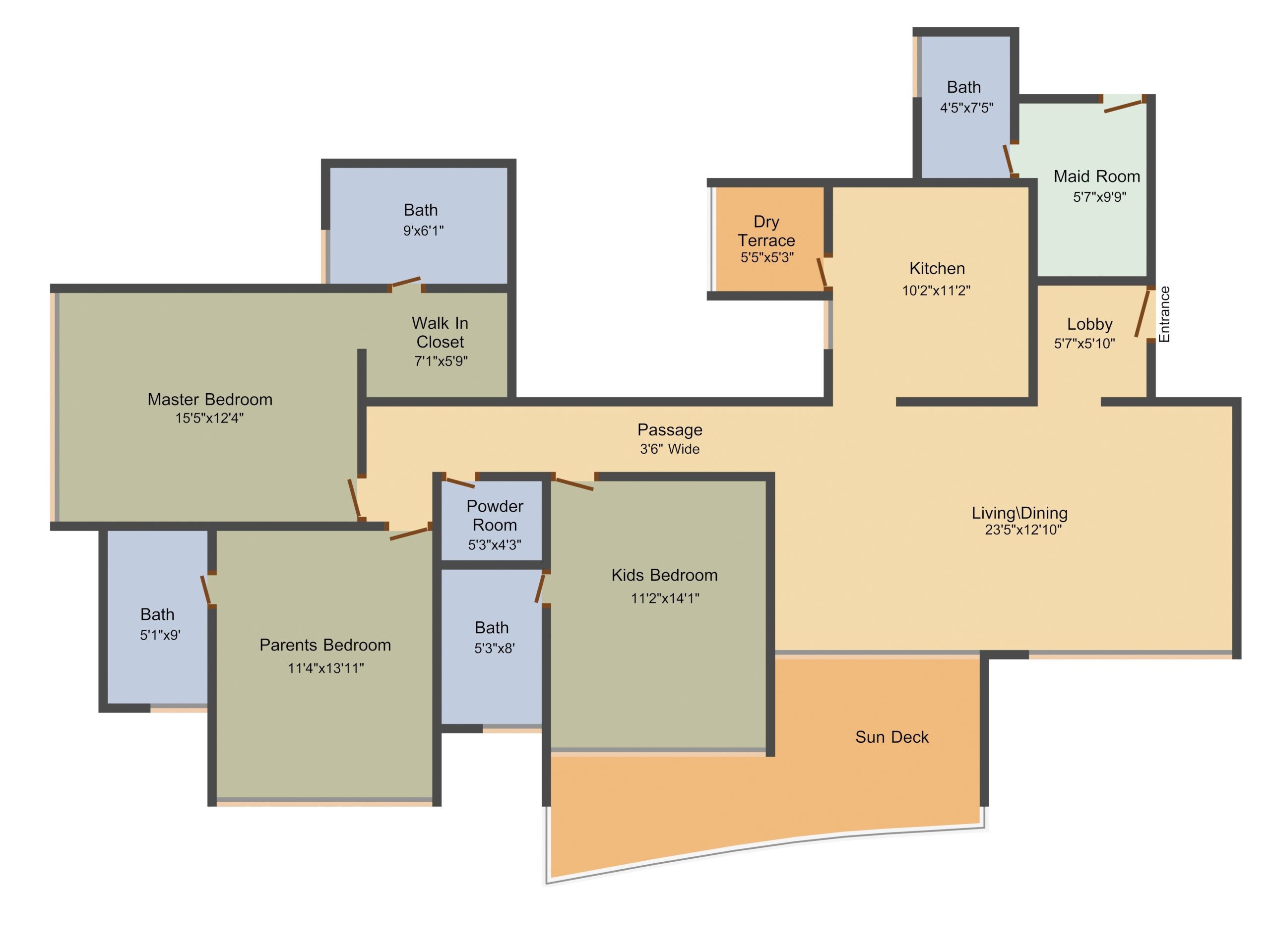 Supreme Amadore Floor Plan - floorplans.click