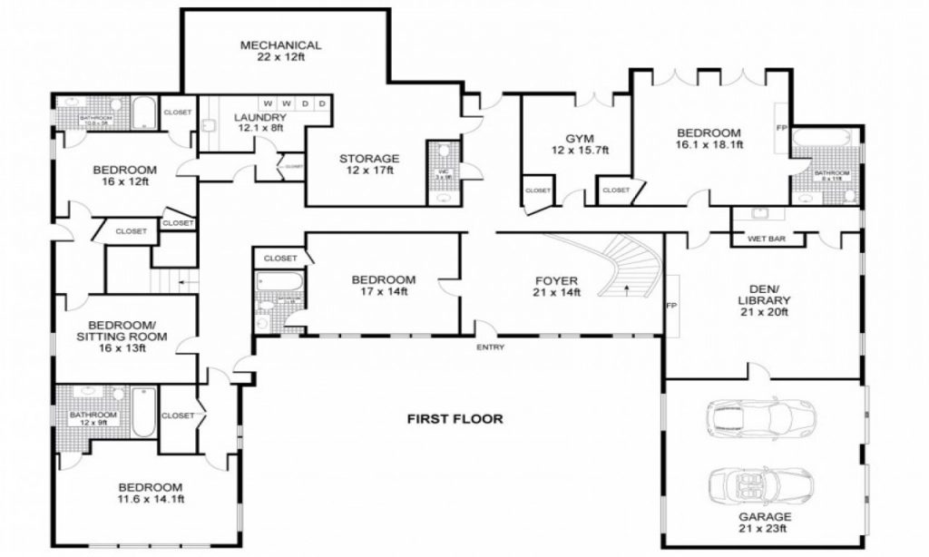 Lovely U Shaped Ranch House Plans New Home Plans Design
