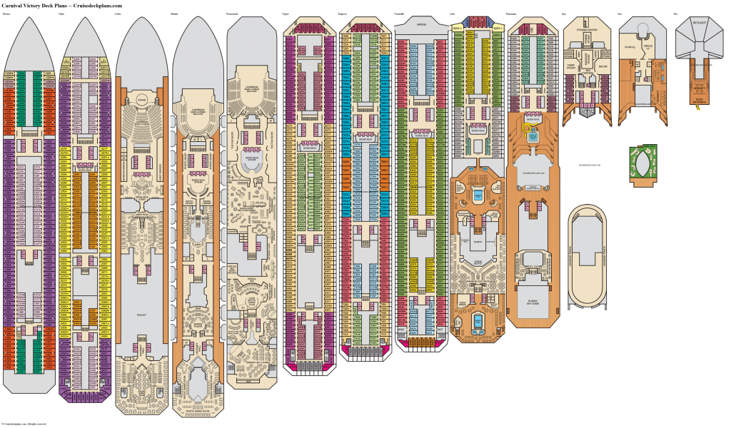 Carnival Victory Floor Plan - floorplans.click