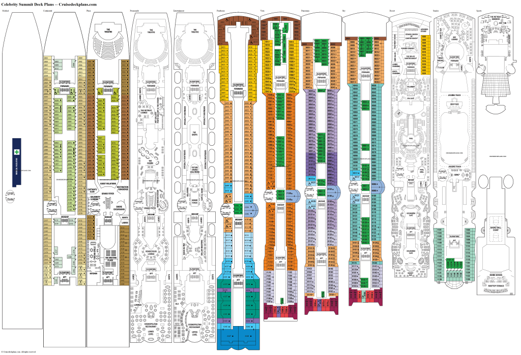 Celebrity Summit Floor Plan - floorplans.click