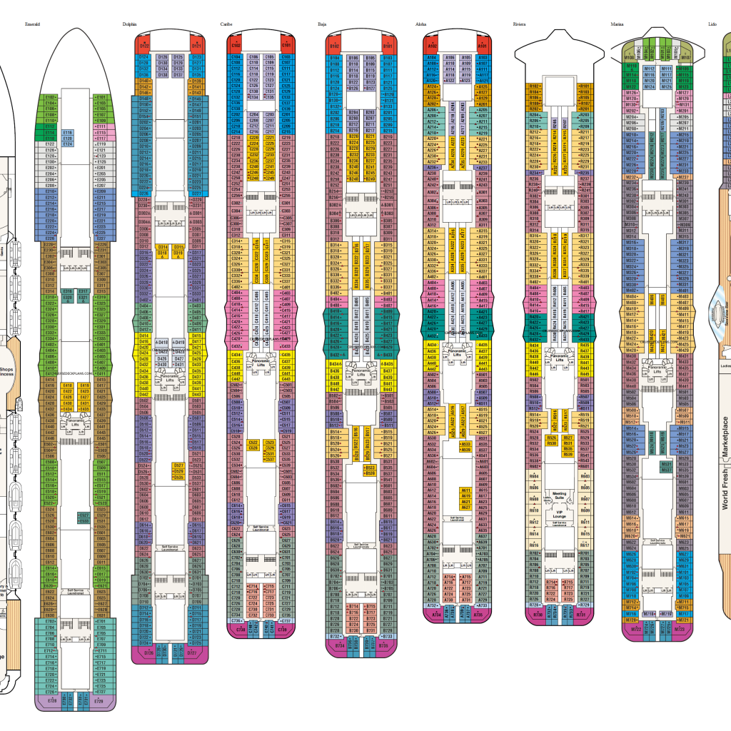 Majestic Princess Floor Plan - floorplans.click