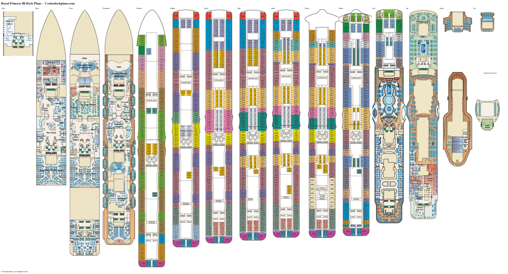 Princess Cruise Ship Floor Plans - floorplans.click